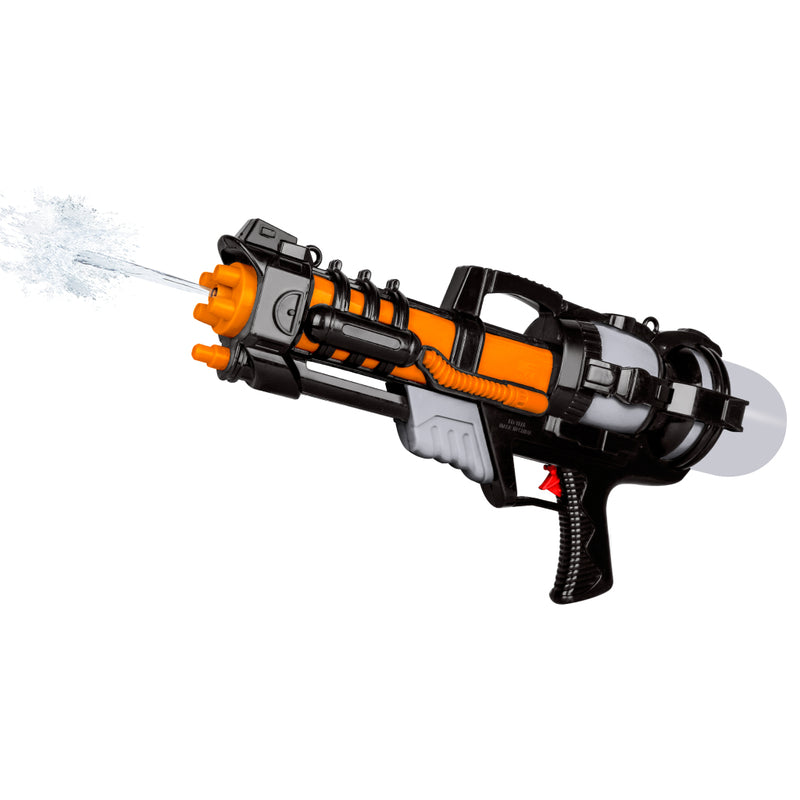 Load image into Gallery viewer, Summertime waterpistool 58 cm oranje zwart grijs