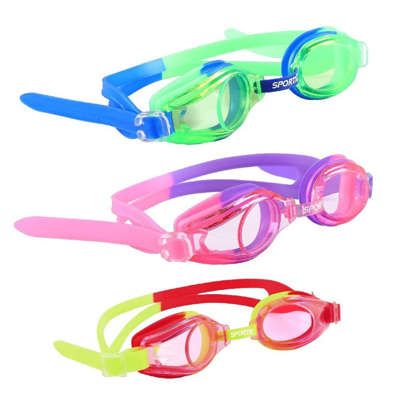 Load image into Gallery viewer, Sportx kids zwembril 4 sterren assorti