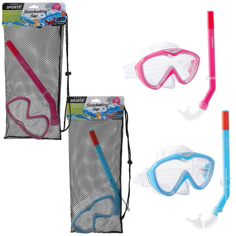 Load image into Gallery viewer, Sportx kids snorkelset 4 sterren assorti
