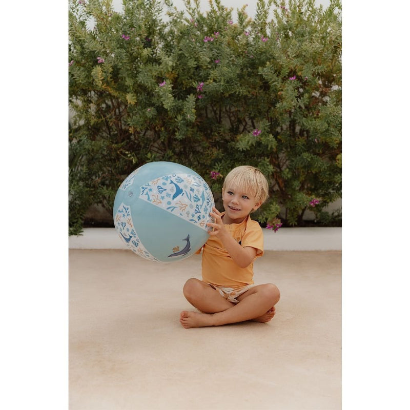 Load image into Gallery viewer, Rubo toys little dutch ocean dreams strandbal blauw, 35cm
