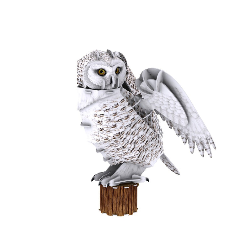 Load image into Gallery viewer, Cubic fun national geographic 3d puzzel sneeuwuil 32 stukjes