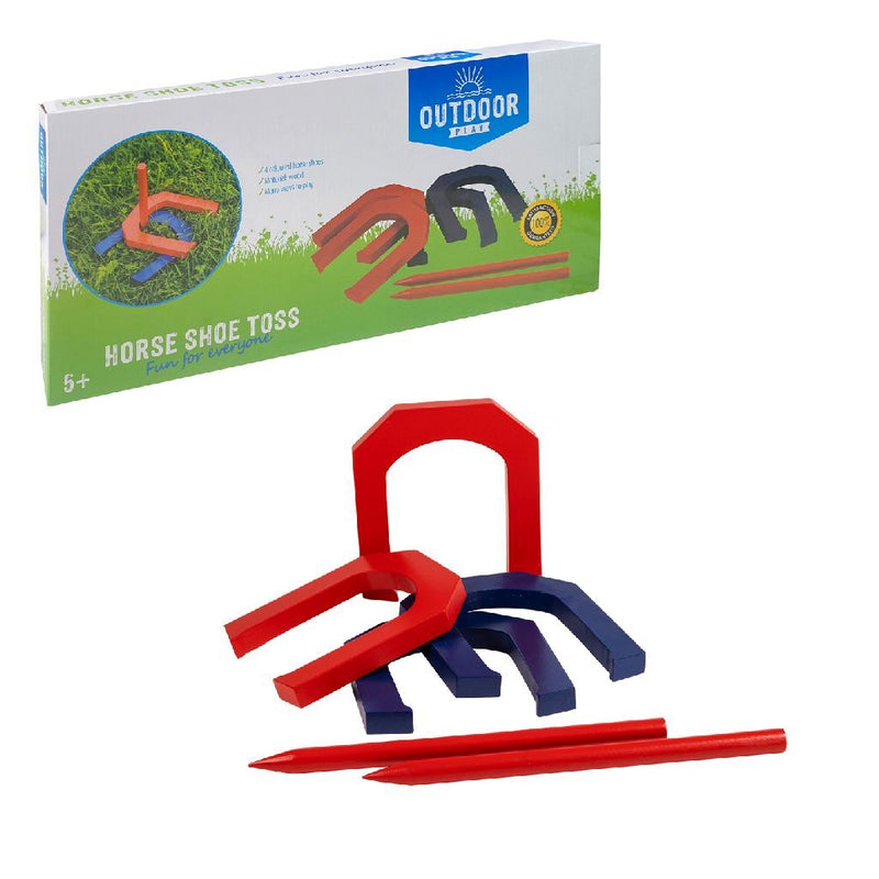Load image into Gallery viewer, Outdoor play houten hoefijzer werpen