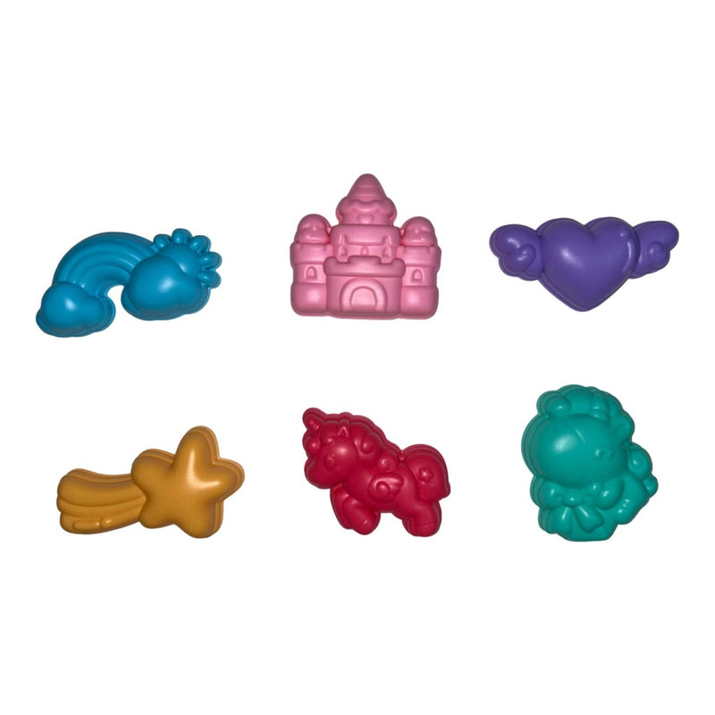 Load image into Gallery viewer, Summertime zandvormpjes unicorn 6 stuks