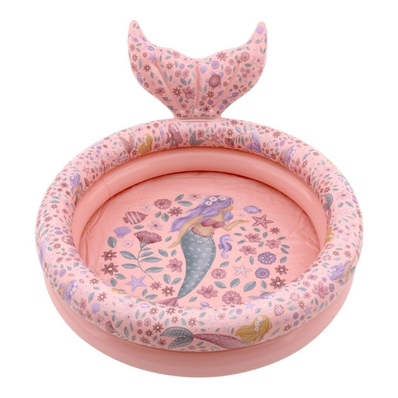 Load image into Gallery viewer, Little dutch dreamy mermaid zwembad met staart 80 cm roze