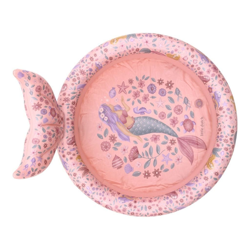 Load image into Gallery viewer, Little dutch dreamy mermaid zwembad met staart 80 cm roze