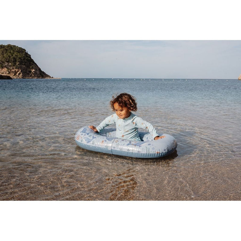 Load image into Gallery viewer, Little dutch ocean world bootje 100x67 cm blauw