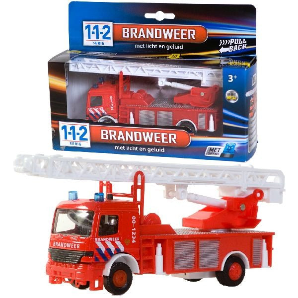 Load image into Gallery viewer, 112 112 Brandweer + Licht + Geluid 15cm