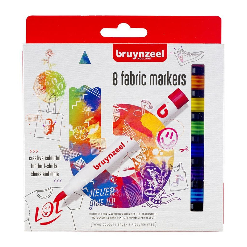 Load image into Gallery viewer, Bruynzeel textielstiften, 8st.