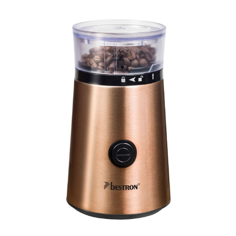 Load image into Gallery viewer, Bestron acg1000co elektrische koffiemolen koper