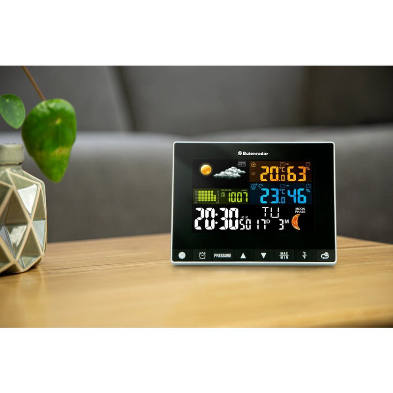 Load image into Gallery viewer, Alecto br700 buienradar 3in1 weerstation zwart