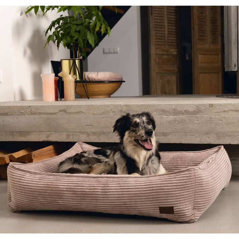 Load image into Gallery viewer, Designed by Lotte Designed by Lotte Hondenmand geribbeld 65x60x20 cm roze