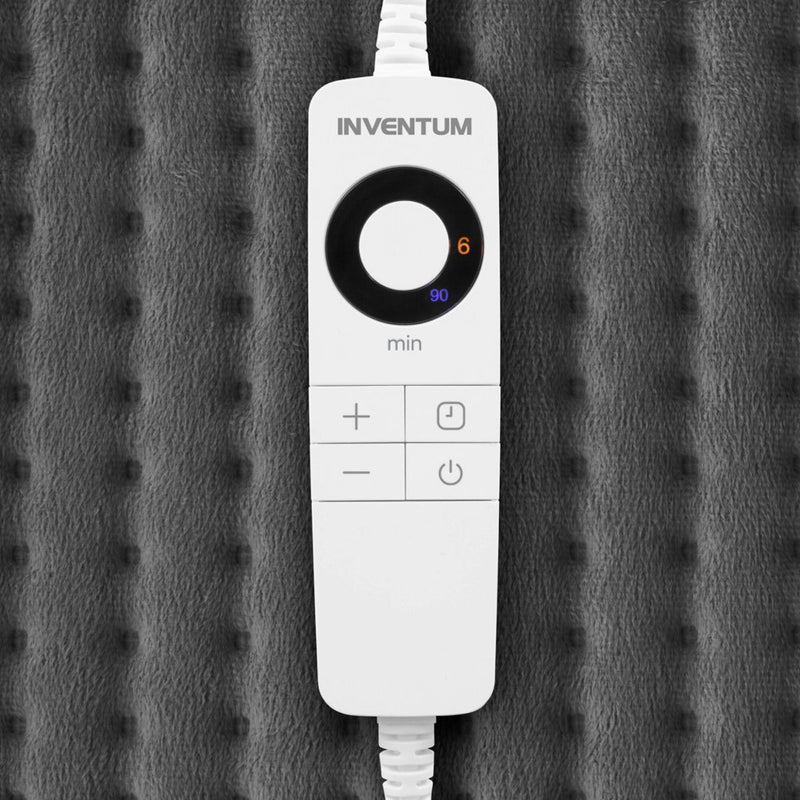 Load image into Gallery viewer, Inventum hnk186g elektrisch warmtekussen 60x40 cm grijs