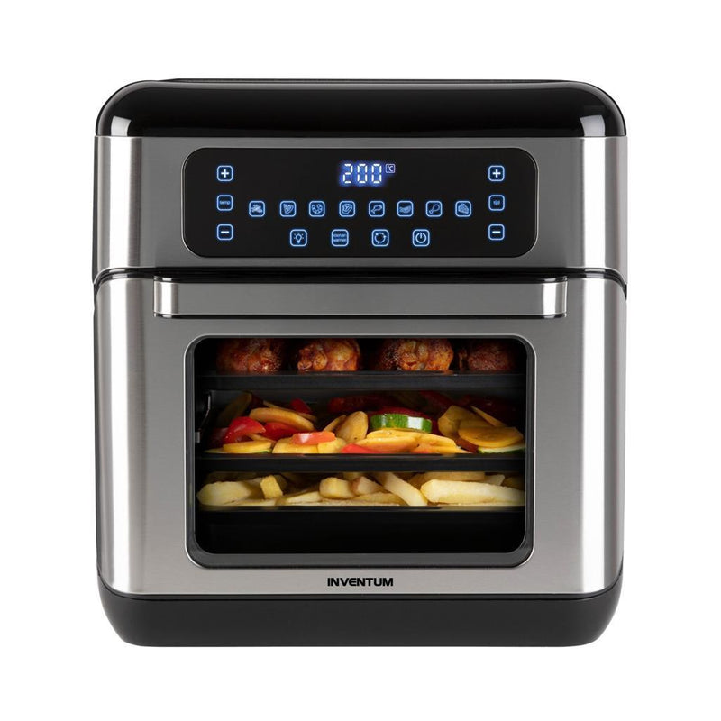 Load image into Gallery viewer, Inventum gf1200hld mini oven 12l 1500w zwart rvs