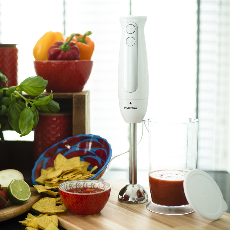 Load image into Gallery viewer, Inventum mx201s staafmixer set 400w rvs wit