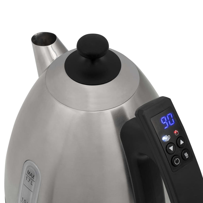 Load image into Gallery viewer, Tristar Tristar Waterkoker digitaal WK-3403 2200 W zilverkleurig en zwart