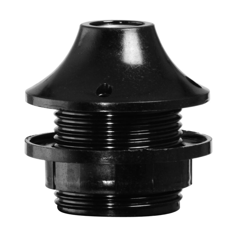 Afbeelding laden in galerijviewer, Scanpart lampfitting e27 zwart met ring