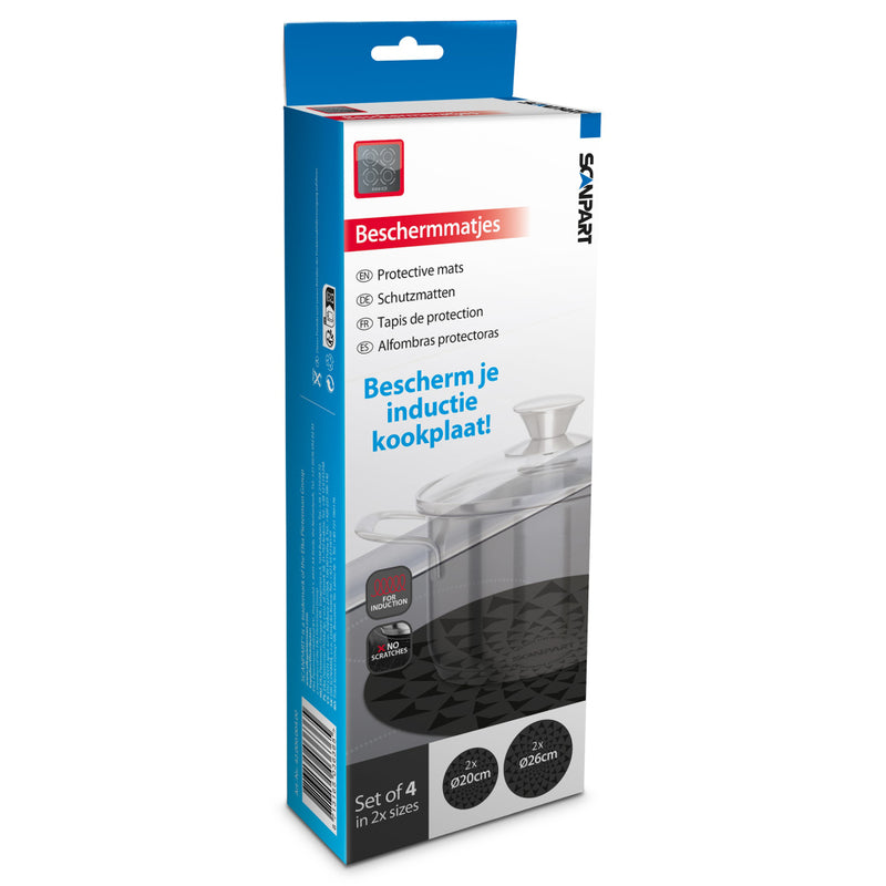 Load image into Gallery viewer, Scanpart speed inductiemat set 2x20 2x26 cm zwart