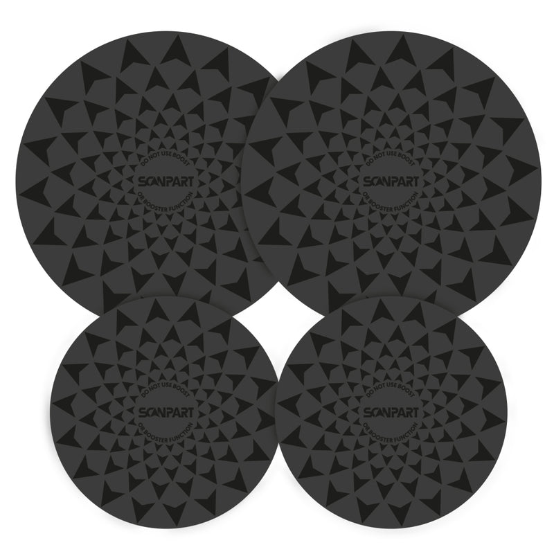 Load image into Gallery viewer, Scanpart speed inductiemat set 2x20 2x26 cm zwart