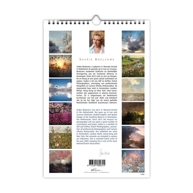 Afbeelding laden in galerijviewer, Comello verjaardagskalender stillnes saskia boelums a4 formaat