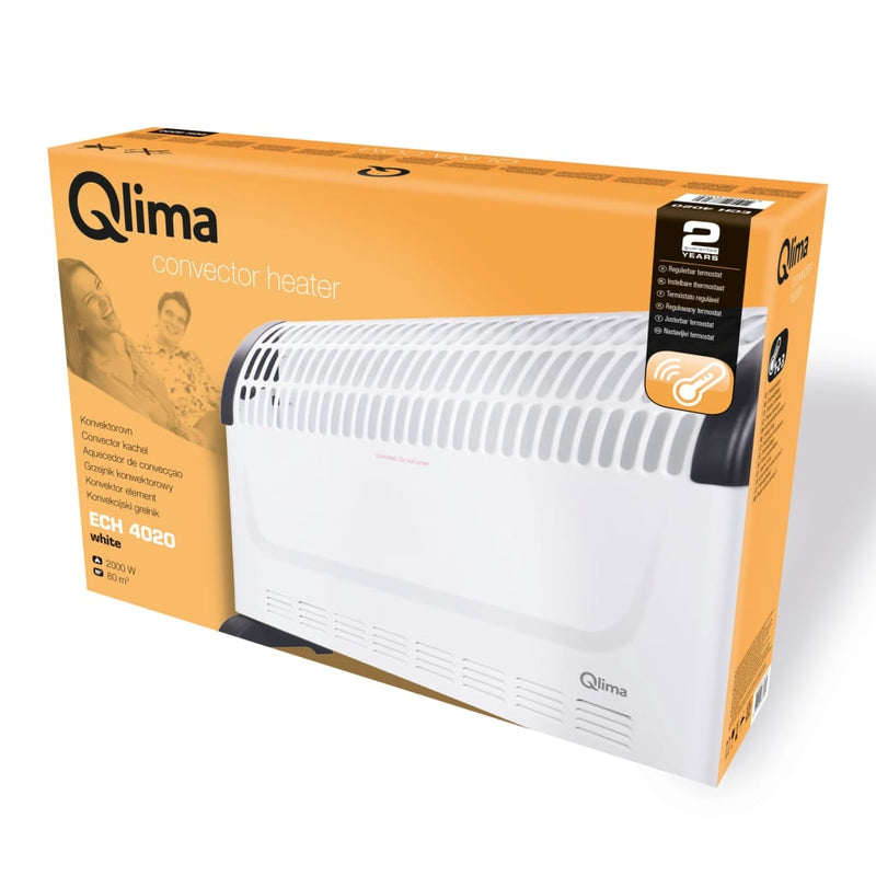 Load image into Gallery viewer, Qlima Qlima Convectorverwarming ECH 4020 elektrisch 2000 W wit