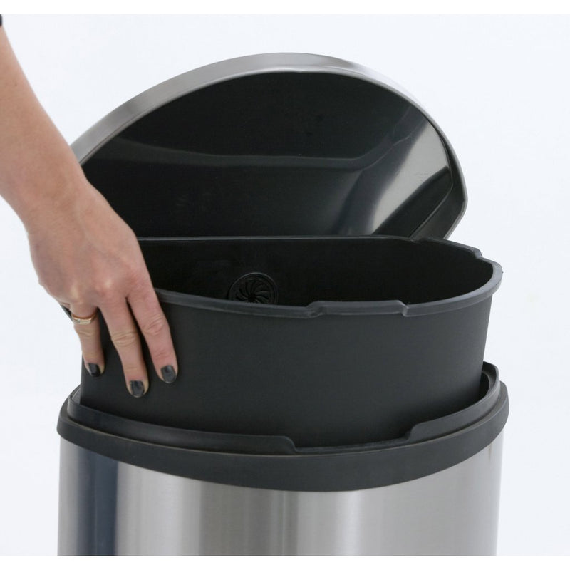 Load image into Gallery viewer, Eko eko shell bin pedaalemmer 30l mat rvs