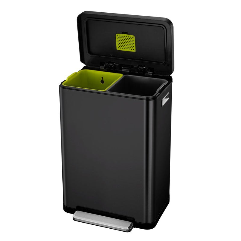 Load image into Gallery viewer, Eko x-cube pedaalemmer 2x20l zwart