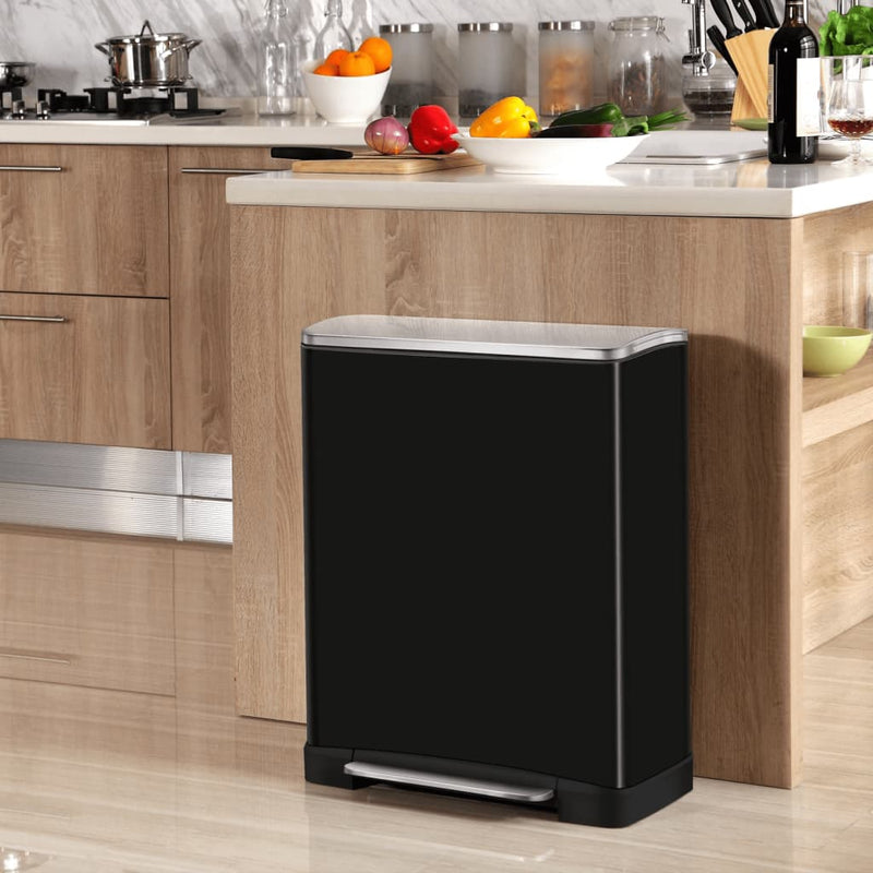 Load image into Gallery viewer, Eko pedaalemmer e-cube 50 l matzwart