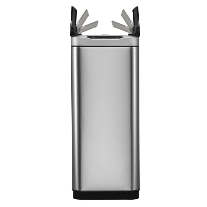 Load image into Gallery viewer, Eko vuilnisbak met sensor phantom 2x20 l matzilverkleurig
