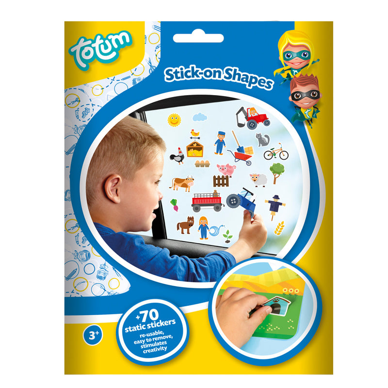 Load image into Gallery viewer, Totum verwijderbare raamstickers boerderij 70 stuks