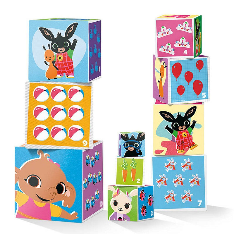 Load image into Gallery viewer, Bambolino Toys Stapelkubussen
