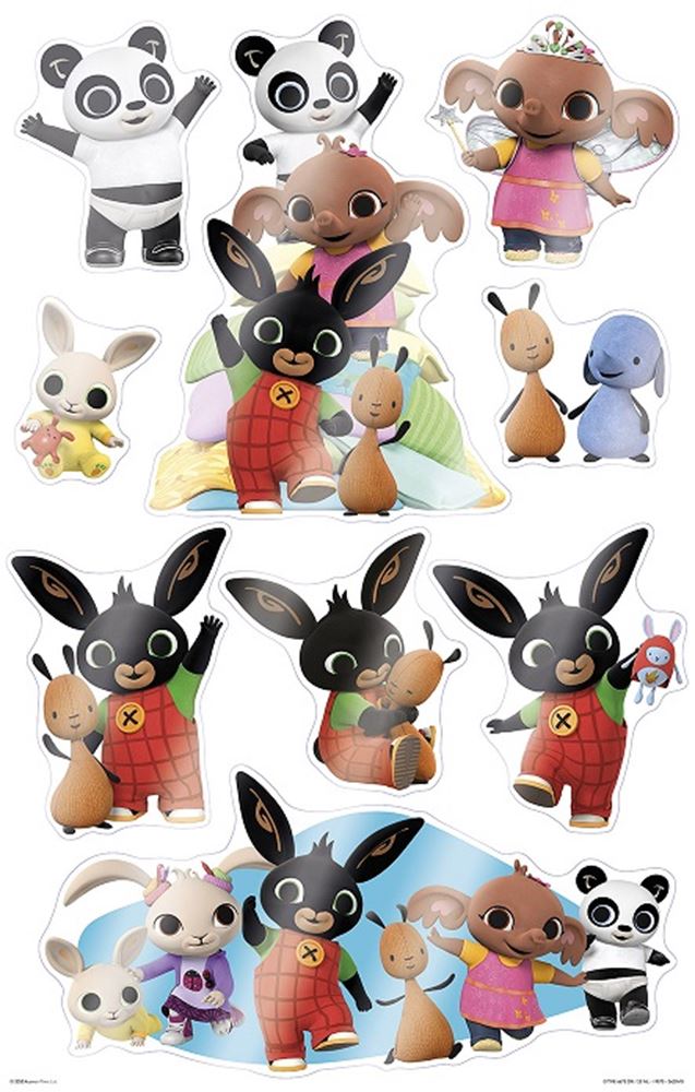 Load image into Gallery viewer, Bing raamstickers maxi. 3+. 58x33x0.2 cm