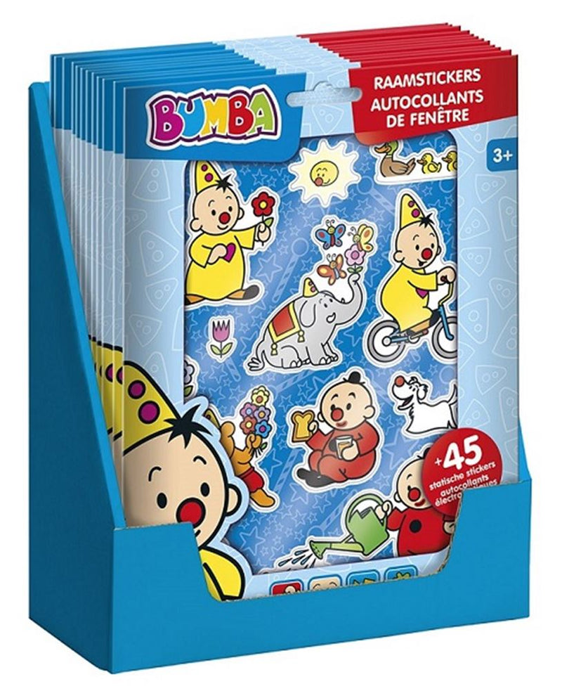 Load image into Gallery viewer, Totum dsp bumba 50 herbruikbare raamstickers.