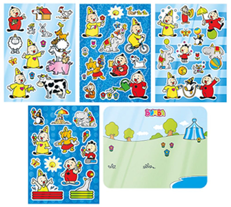 Load image into Gallery viewer, Totum dsp bumba 50 herbruikbare raamstickers.