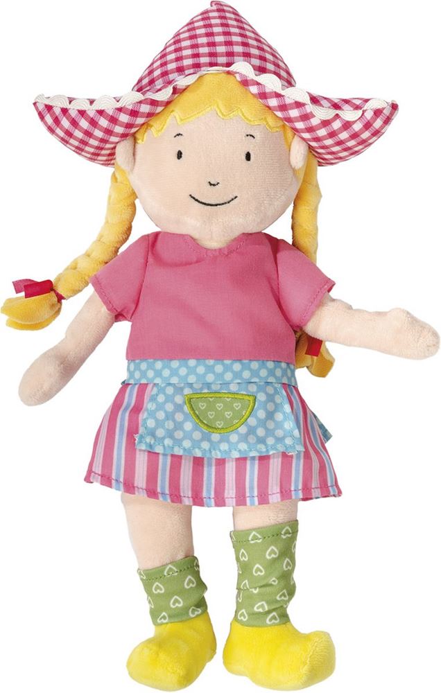Load image into Gallery viewer, Bambolino knuffel pluche fien en teun - boerin fien, 35cm