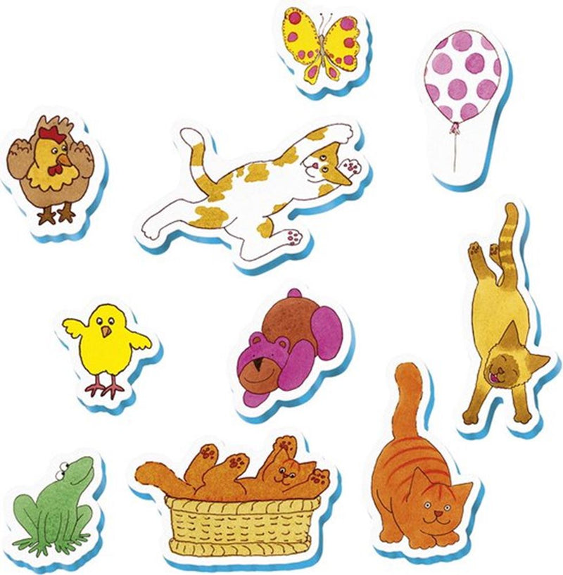 Load image into Gallery viewer, Bambolino dikkie dik badspeelgoed badfiguren, educatief speelgoed in opbergnetje - peuter kleuter speelgoed - toys - vanaf 1 jaar