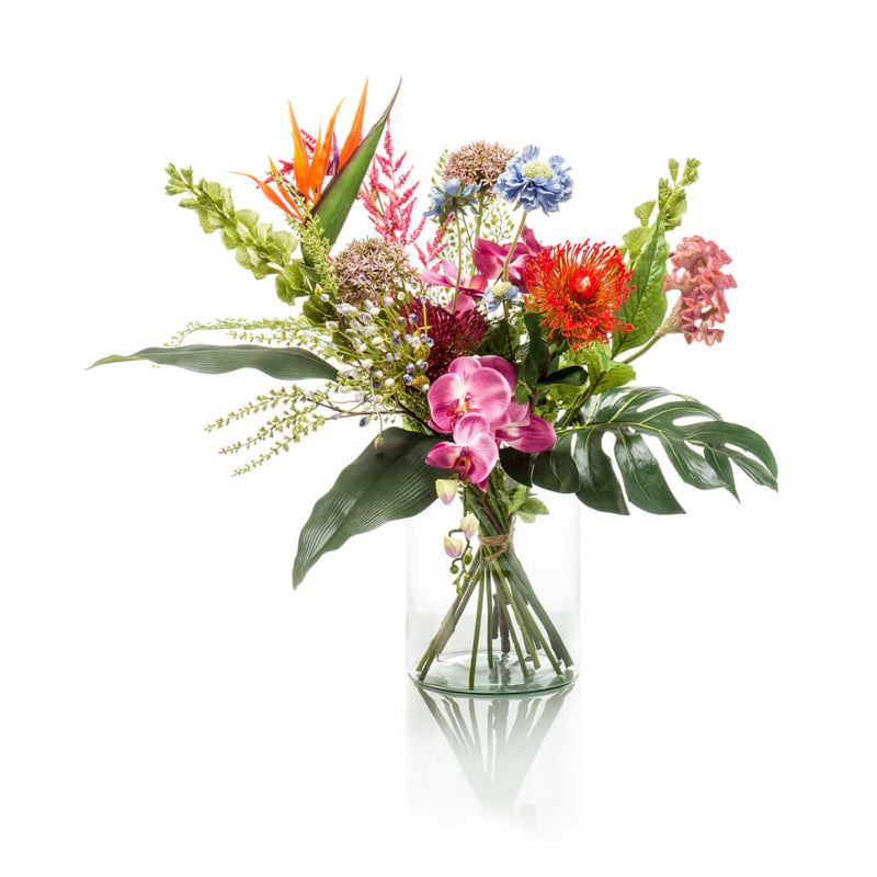 Load image into Gallery viewer, Emerald kunstboeket exotic mix