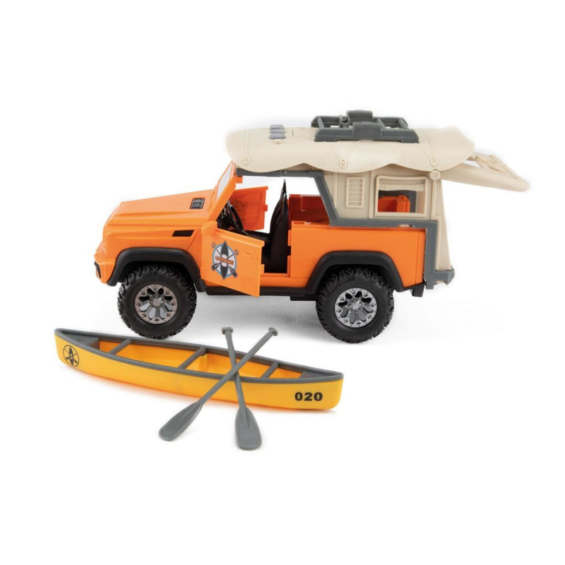 Load image into Gallery viewer, Toi-toys vehicool auto + kano + frictie + licht en geluid