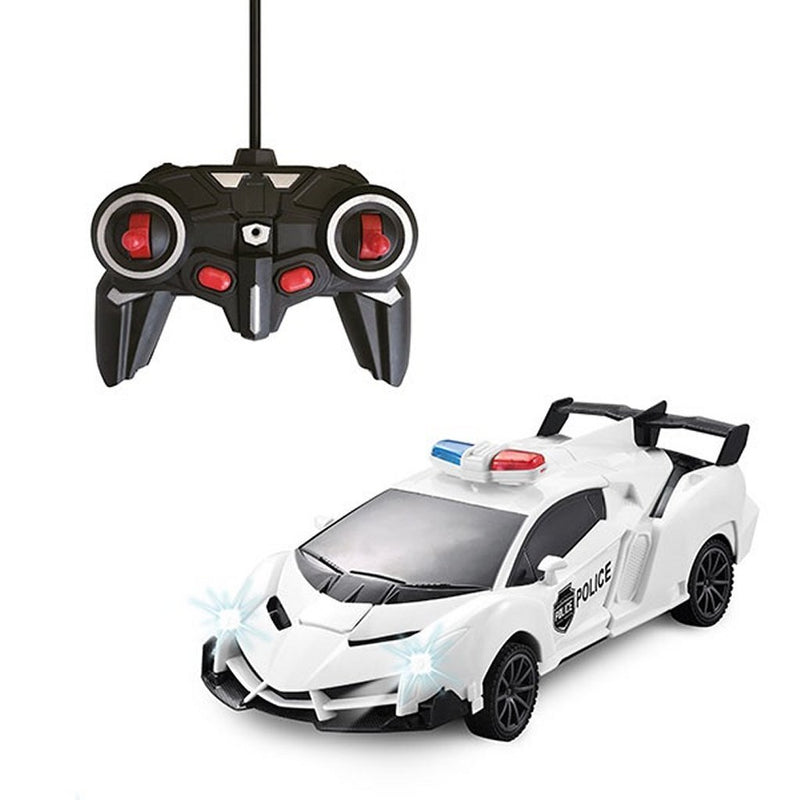 Afbeelding laden in galerijviewer, Roboforces RC Transform Politieauto + Licht