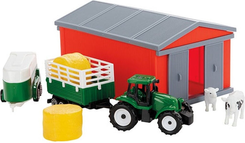 Load image into Gallery viewer, Toi-toys toi toys tractor set met schuur verschillende uitvoeringen