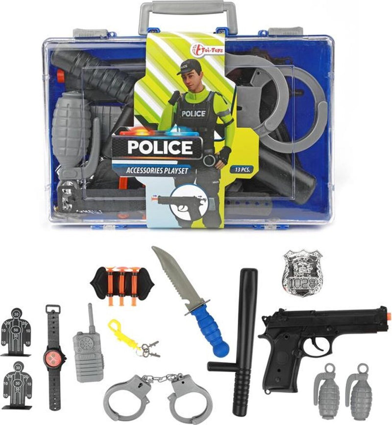 Load image into Gallery viewer, Toi-Toys Politiekoffer 13-delig