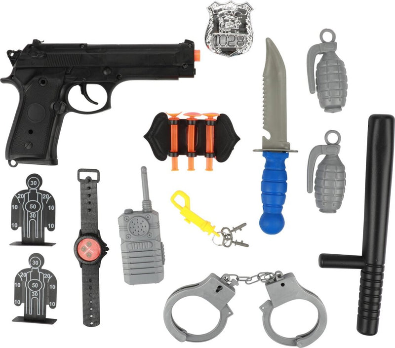 Load image into Gallery viewer, Toi-Toys Politiekoffer 13-delig