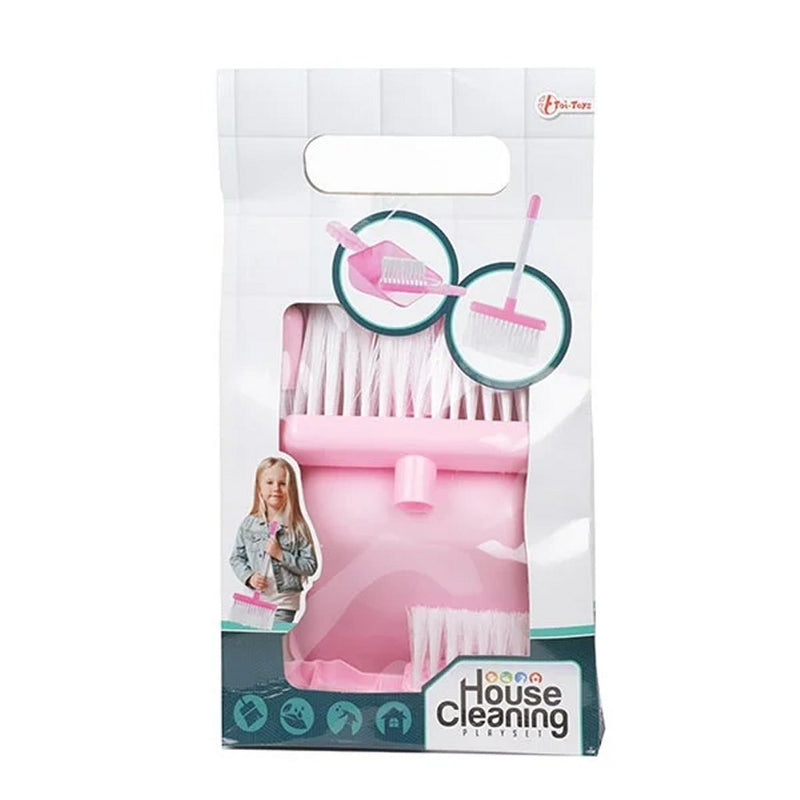 Load image into Gallery viewer, Toi-toys house cleaning speelset 3-delig roze wit