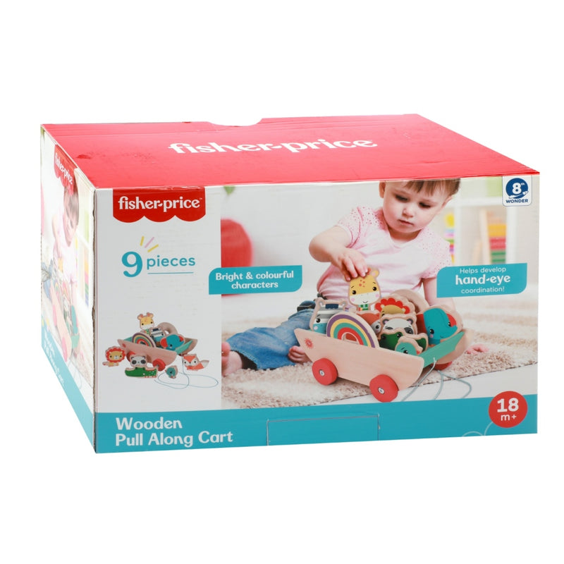 Load image into Gallery viewer, Fisher Price Bolderkar met Dieren Hout