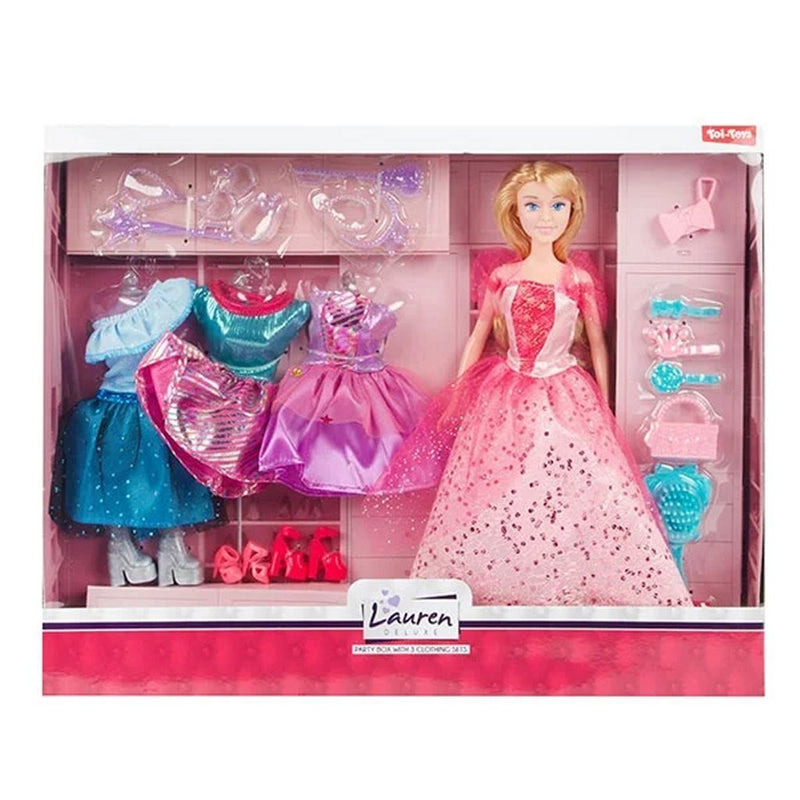 Afbeelding laden in galerijviewer, Lauren tienerpop feest + outfits en accessoires