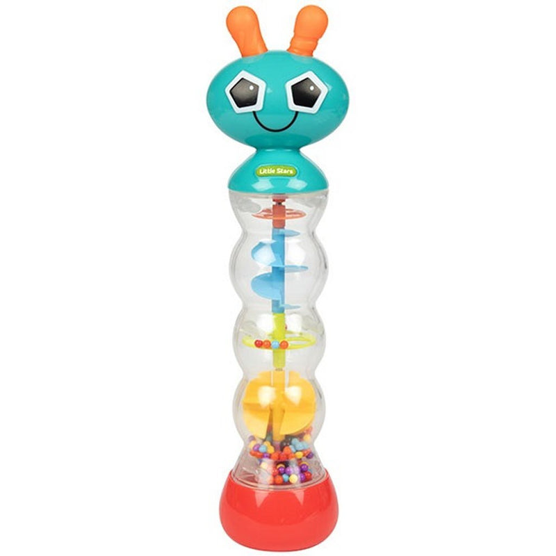 Load image into Gallery viewer, Toi-toys little stars rups rammelaar met spiegel