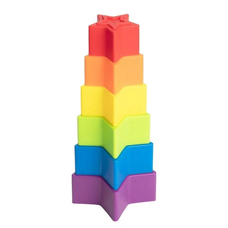 Load image into Gallery viewer, Toi-toys little stars stapeltoren ster 6-delig