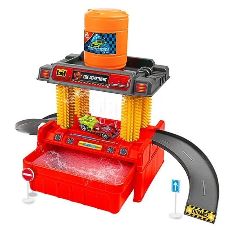 Load image into Gallery viewer, Toi-toys turbo racers car wash set
