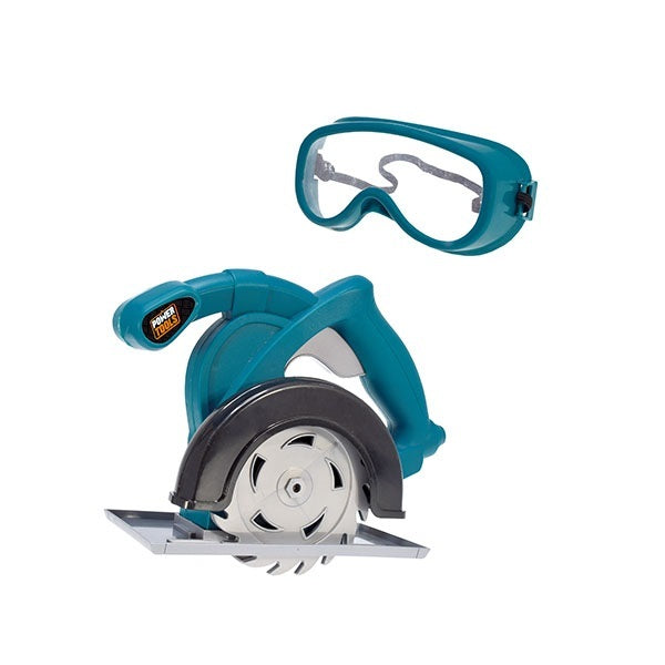Load image into Gallery viewer, Jonotoys power tools cirkelzaag met veiligheidsbril