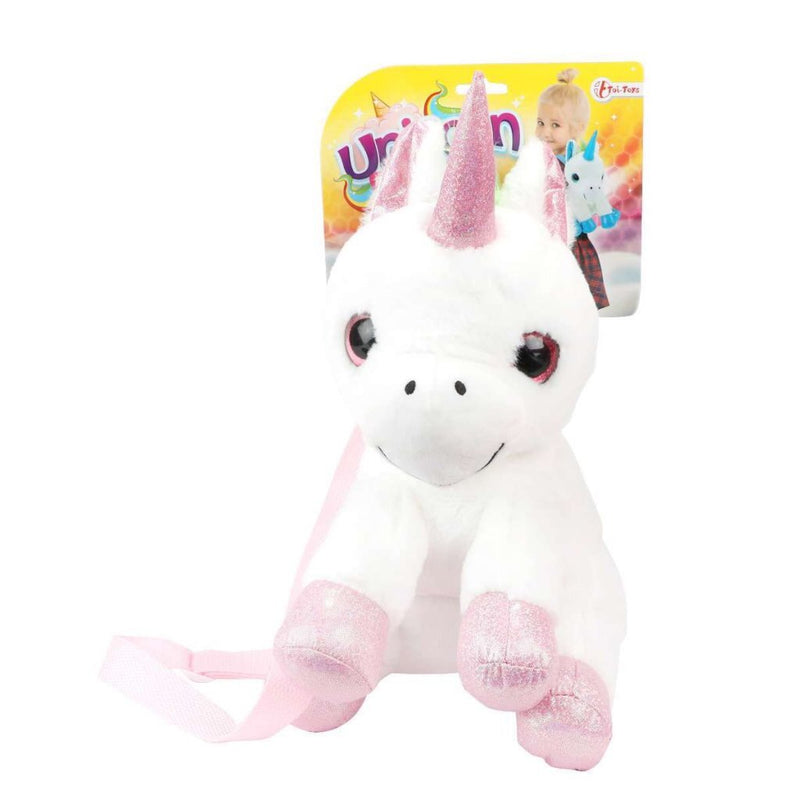 Load image into Gallery viewer, Toi-toys eenhoorn knuffel rugzak 30 cm