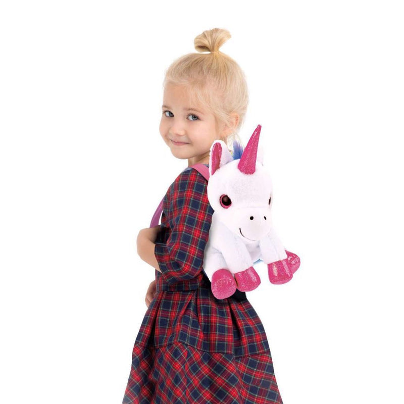 Load image into Gallery viewer, Toi-toys eenhoorn knuffel rugzak 30 cm